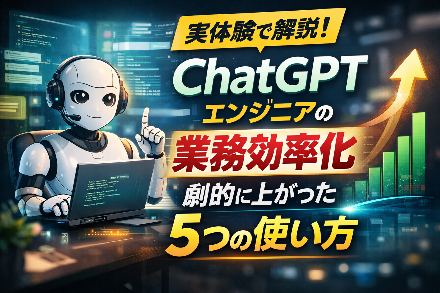 ChatGPT業務効率化プロンプト例 ChatGPT業務効率化エンジニアの調査支援